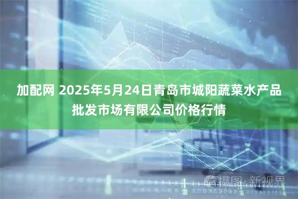 加配网 2025年5月24日青岛市城阳蔬菜水产品批发市场有限公司价格行情